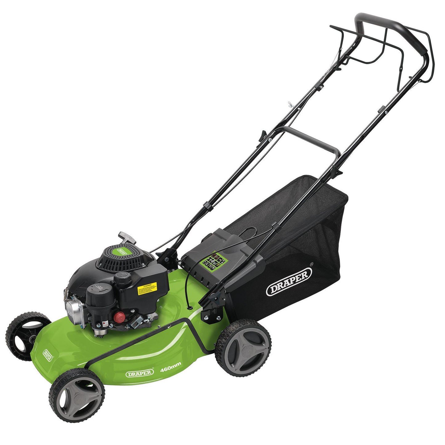 Draper 460mm Self-Propelled Petrol Lawn Mower (150cc/3.6HP) LMP460 - 08672