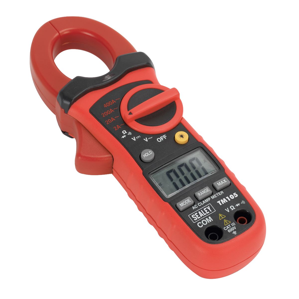 Sealey Prof Auto-Ranging Digital Clamp Meter NCVD - 6-Function TM105