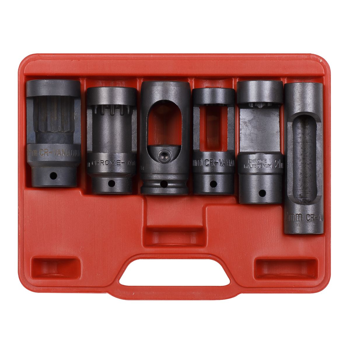 Sealey Diesel Injector Window Socket Set 6pc 1/2"Sq Drive SX0401