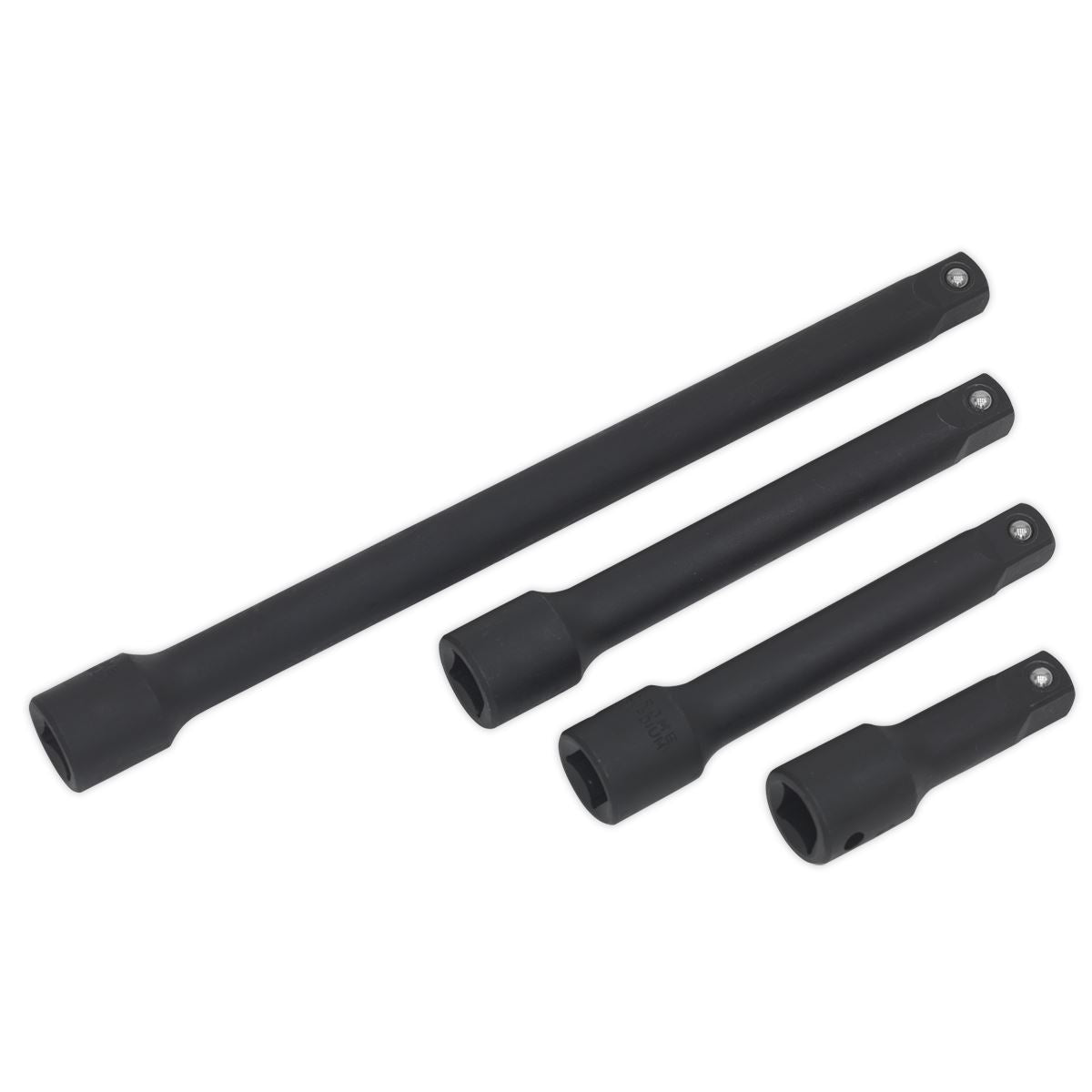 Sealey Impact Extension Bar Set 4pc 1/2"Sq Drive AK5513