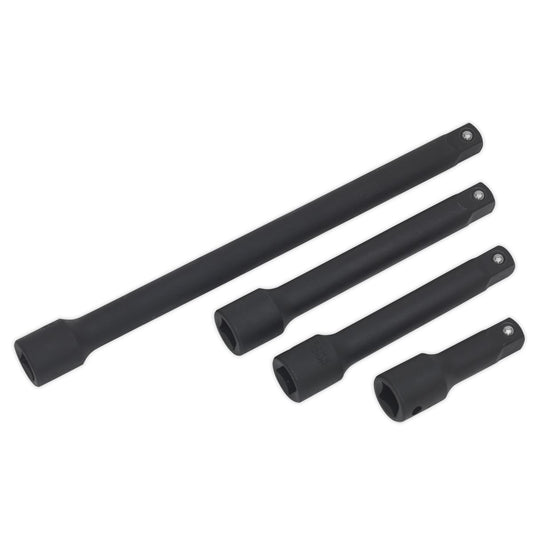 Sealey Impact Extension Bar Set 4pc 1/2"Sq Drive AK5513