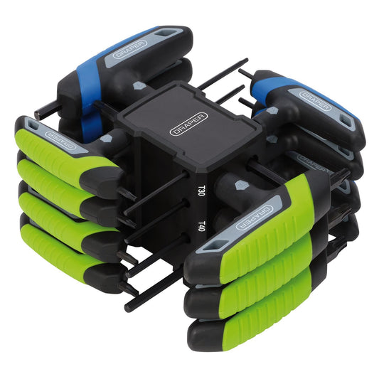 Draper TX-STAR and Metric T-Handle Hex Key Set (14 Piece)