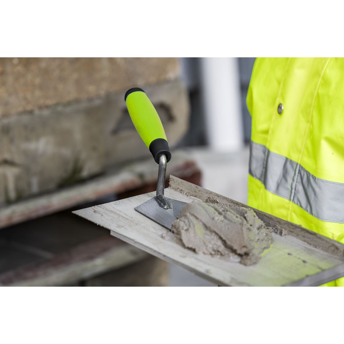 Sealey Siegen Carbon Steel Pointing Trowel with Soft Grip 150mm S01301