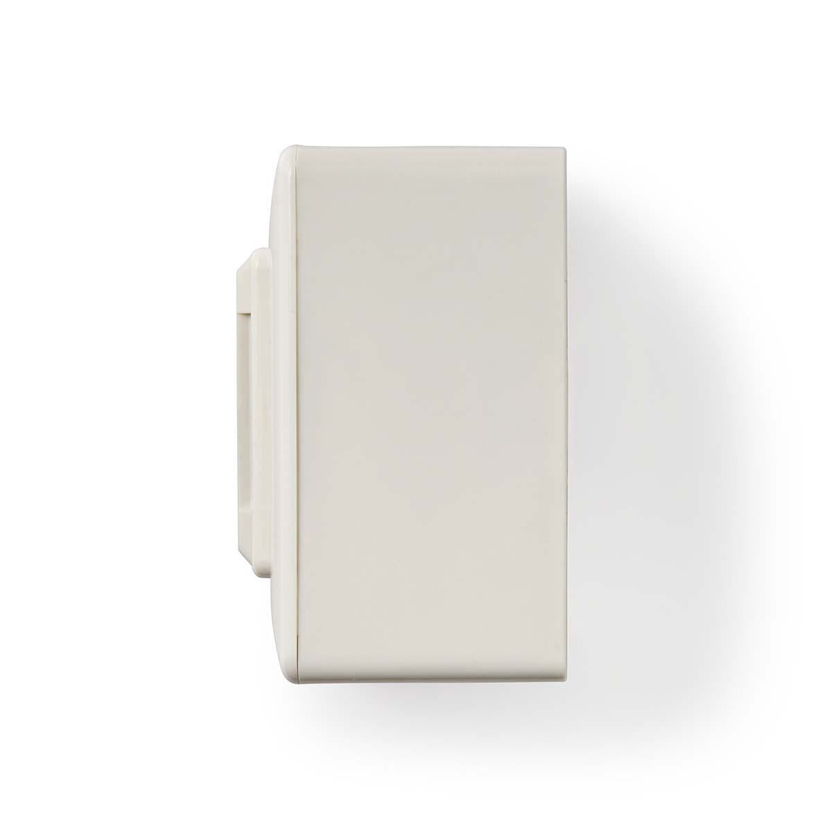 Nedis Network Wall Box 2x RJ45 Female to Surface and Flush Mounting Ivory - CCGP89150IV