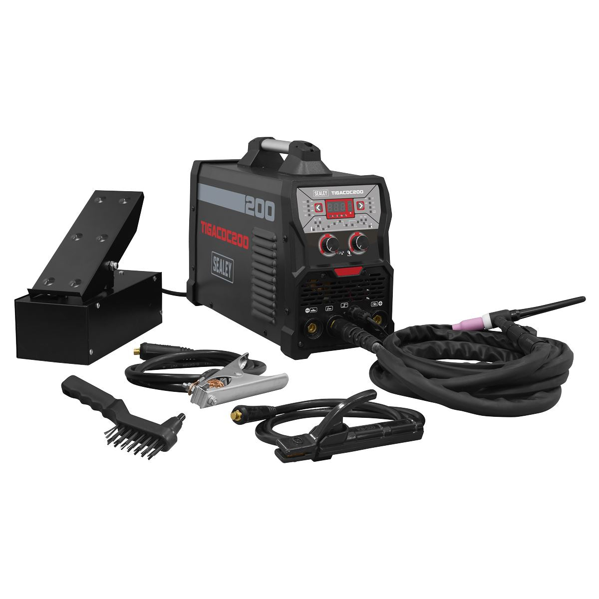 Sealey 200A TIG/MMA AC/DC Pulse Inverter Welder 230V TIGACDC200