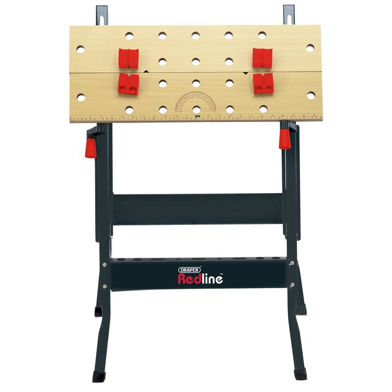 Draper Foldable Workbench Bench Work Portable Clamping Folding Worktop Table - 68027