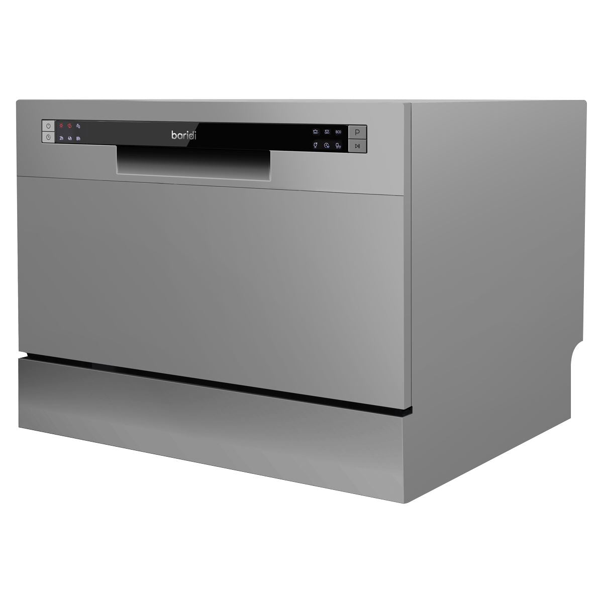 Baridi Compact Tabletop Dishwasher 6 Place Settings, 6 Programmes, Low Noise