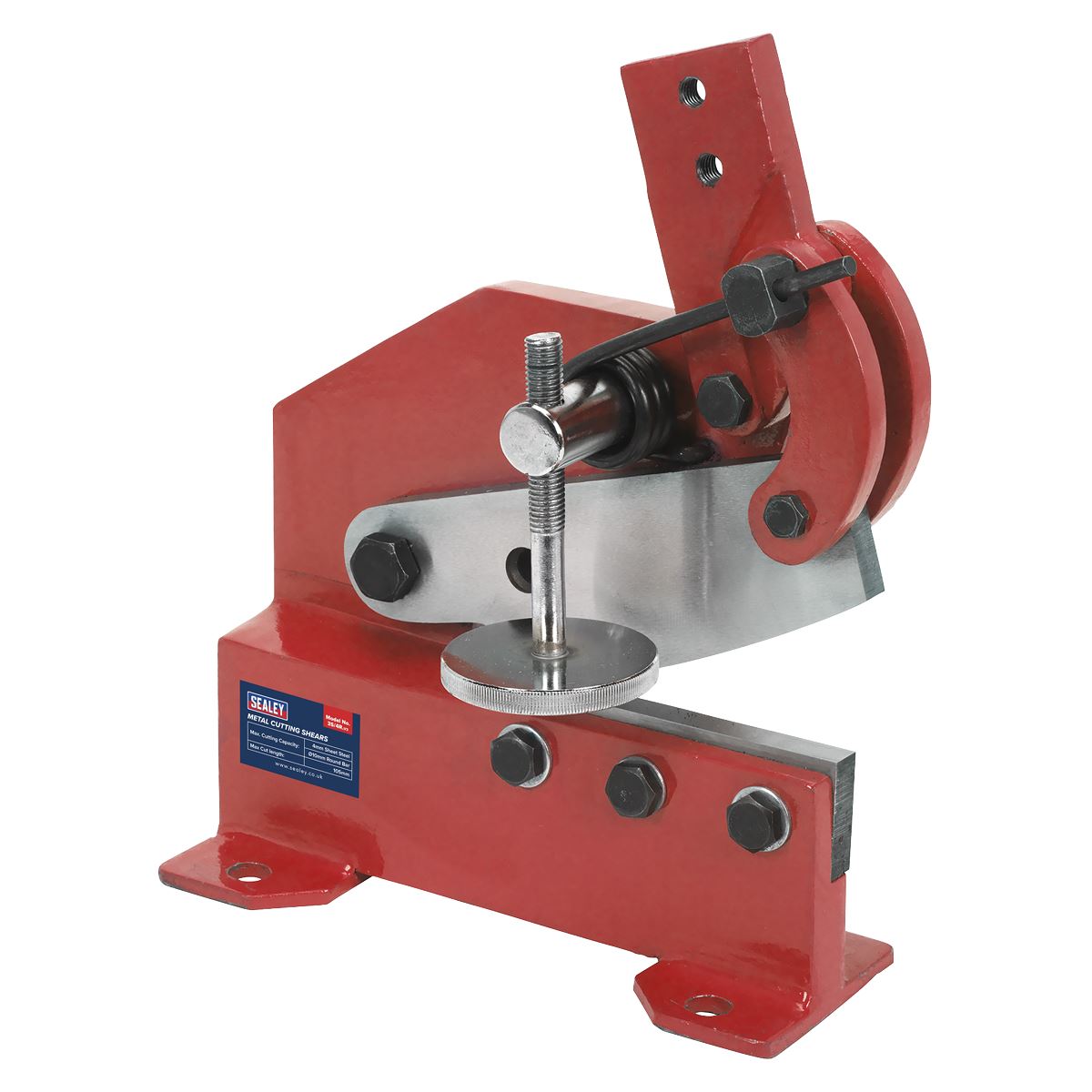 Sealey Metal Cutting Shears 4mm Capacity 10mm Round 3S/4R