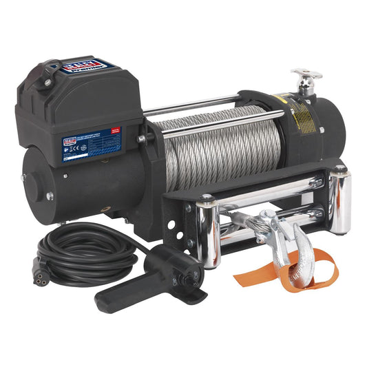 Sealey Self Recovery Winch 4300kg (9500lb) Line Pull 12V SRW4300