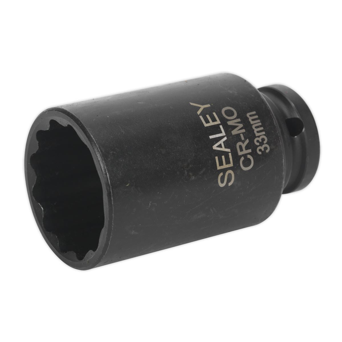 Sealey Impact Socket 33mm 12pt Bi-Hex Deep 1/2"Sq Drive SX0041