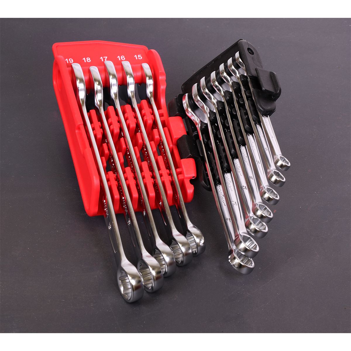 Sealey Combination Spanner Set 12pc Lock-On 6pt - Metric AK63921