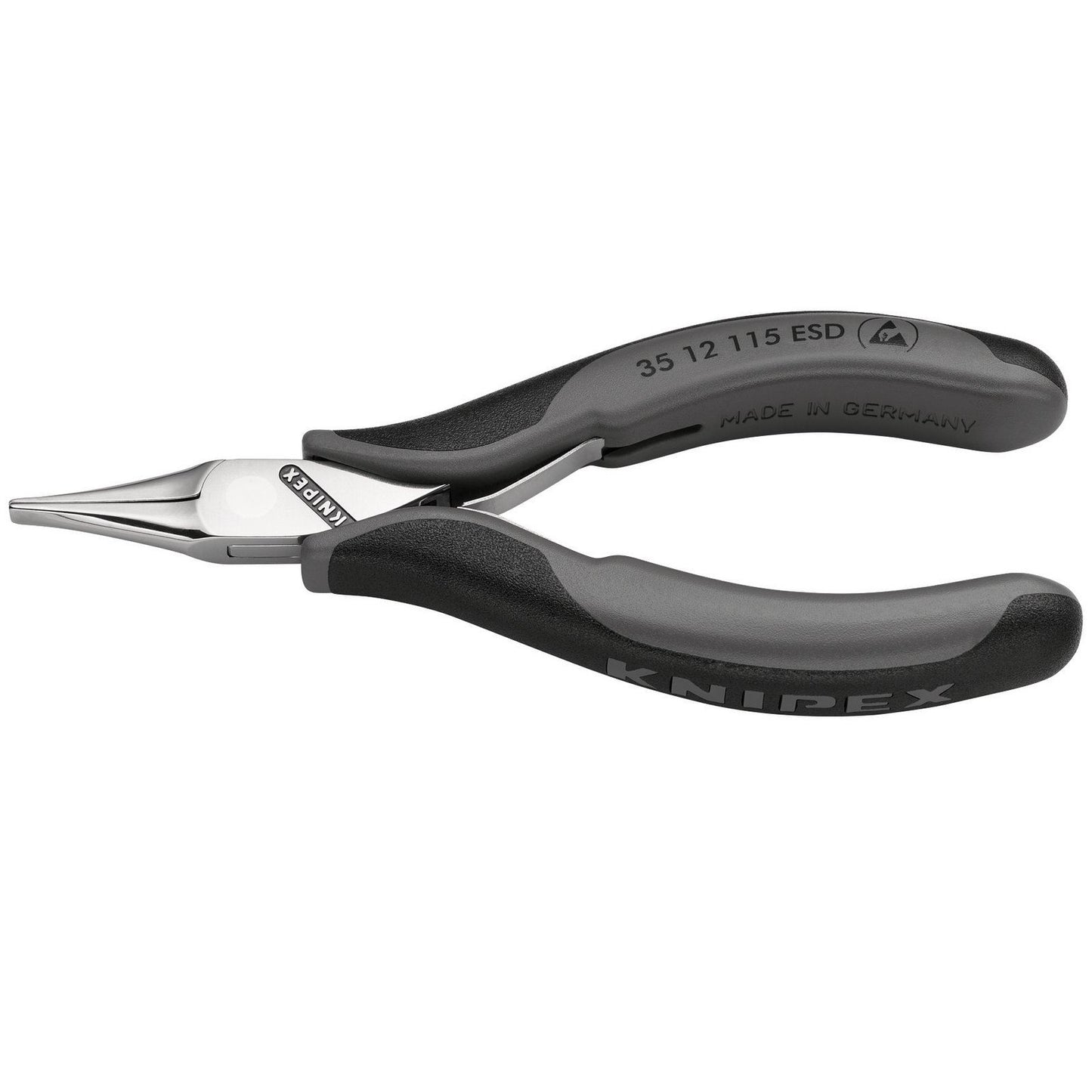 Knipex Knipex 35 12 115 ESD 115mm Flat Jaw Antistatic Pliers - 37066