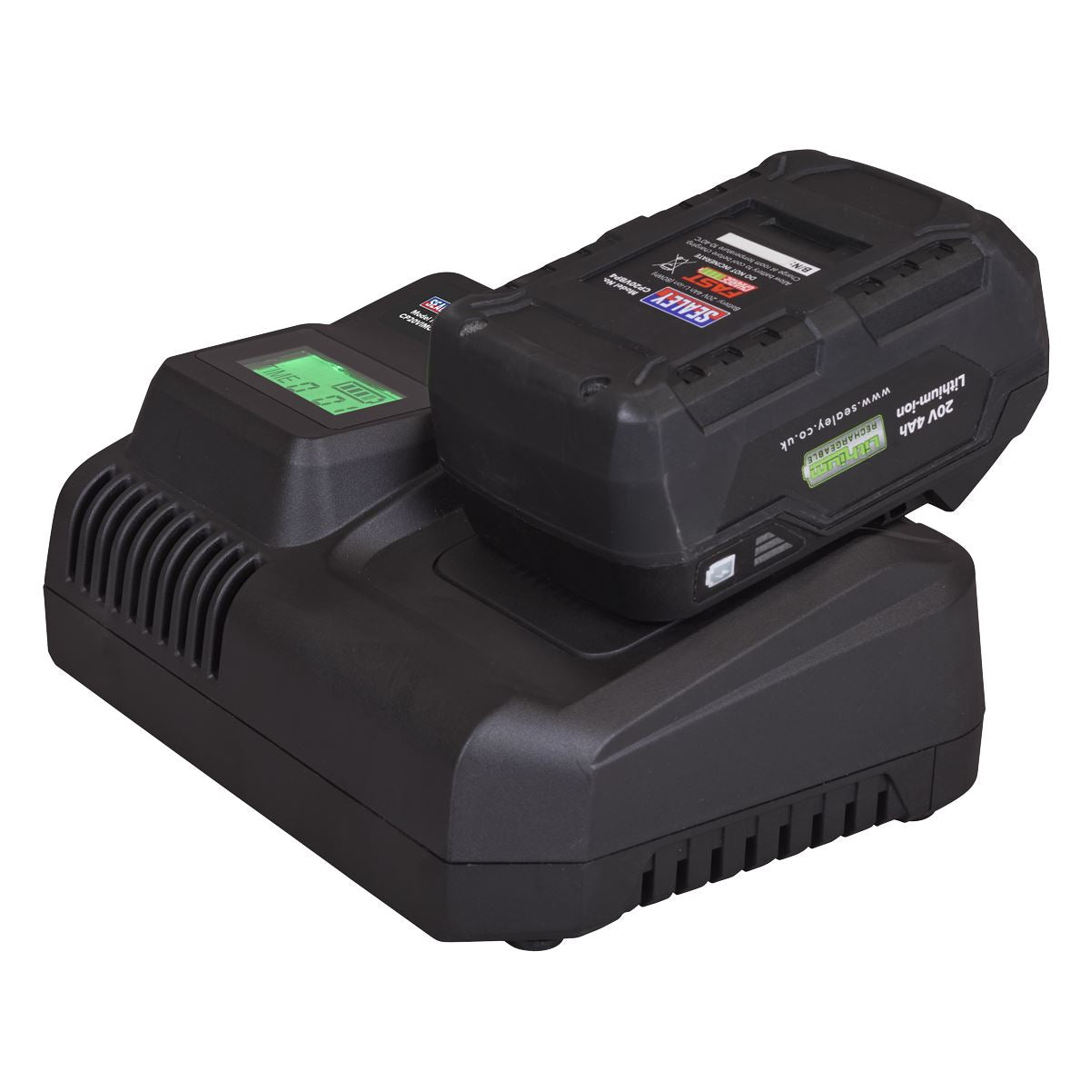 Sealey Intelligent Battery Charger 20V SV20 Series Lithium-ion CP20VIMC