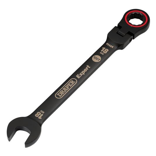 Draper 18mm Flex Head Ratchet Spanner 8241FMM/BK