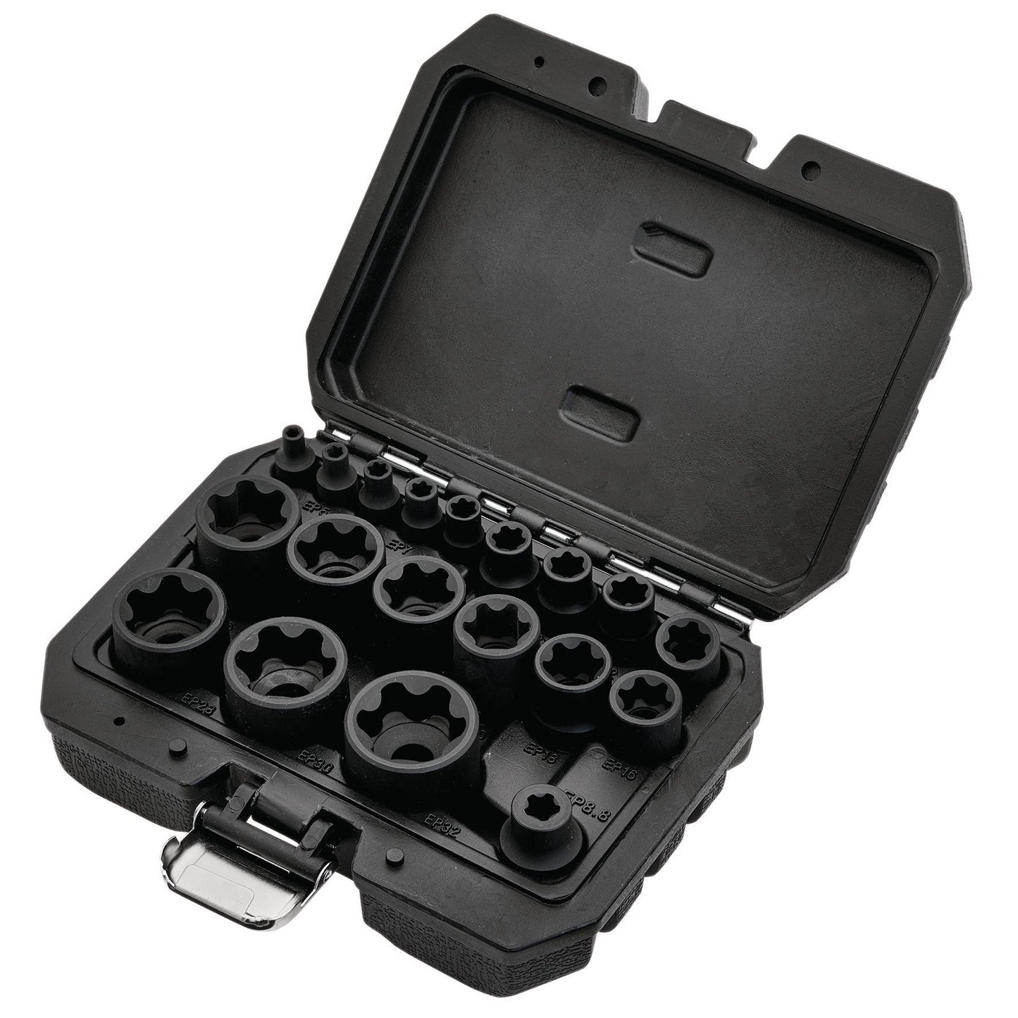 Draper External Torx Plus Socket Set, 1/4", 3/8", 1/2" Sq. Dr. (19 Piece)