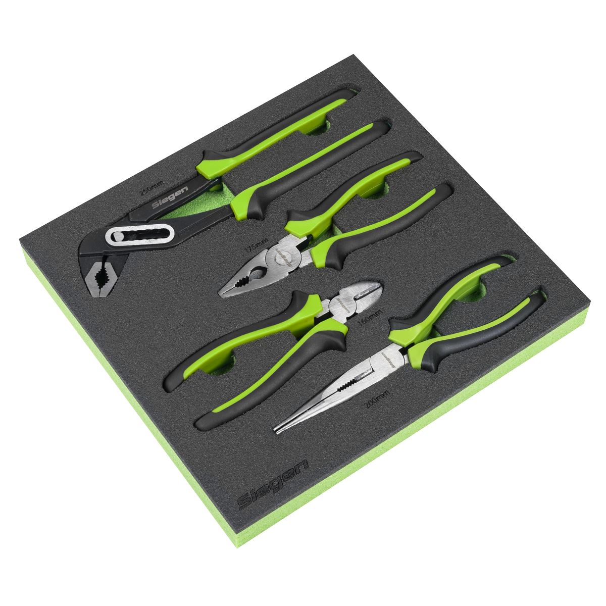 Sealey Siegen Comfort Grip Pliers Set 4pc S01298
