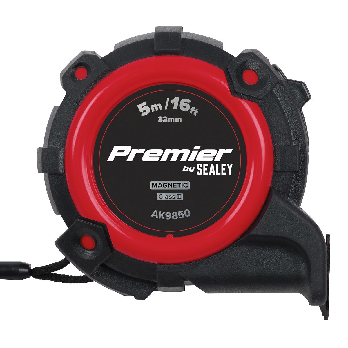 Sealey Premier Metric/Imperial Tape Measure Extra-Wide 5m(16ft) x 32mm AK9850