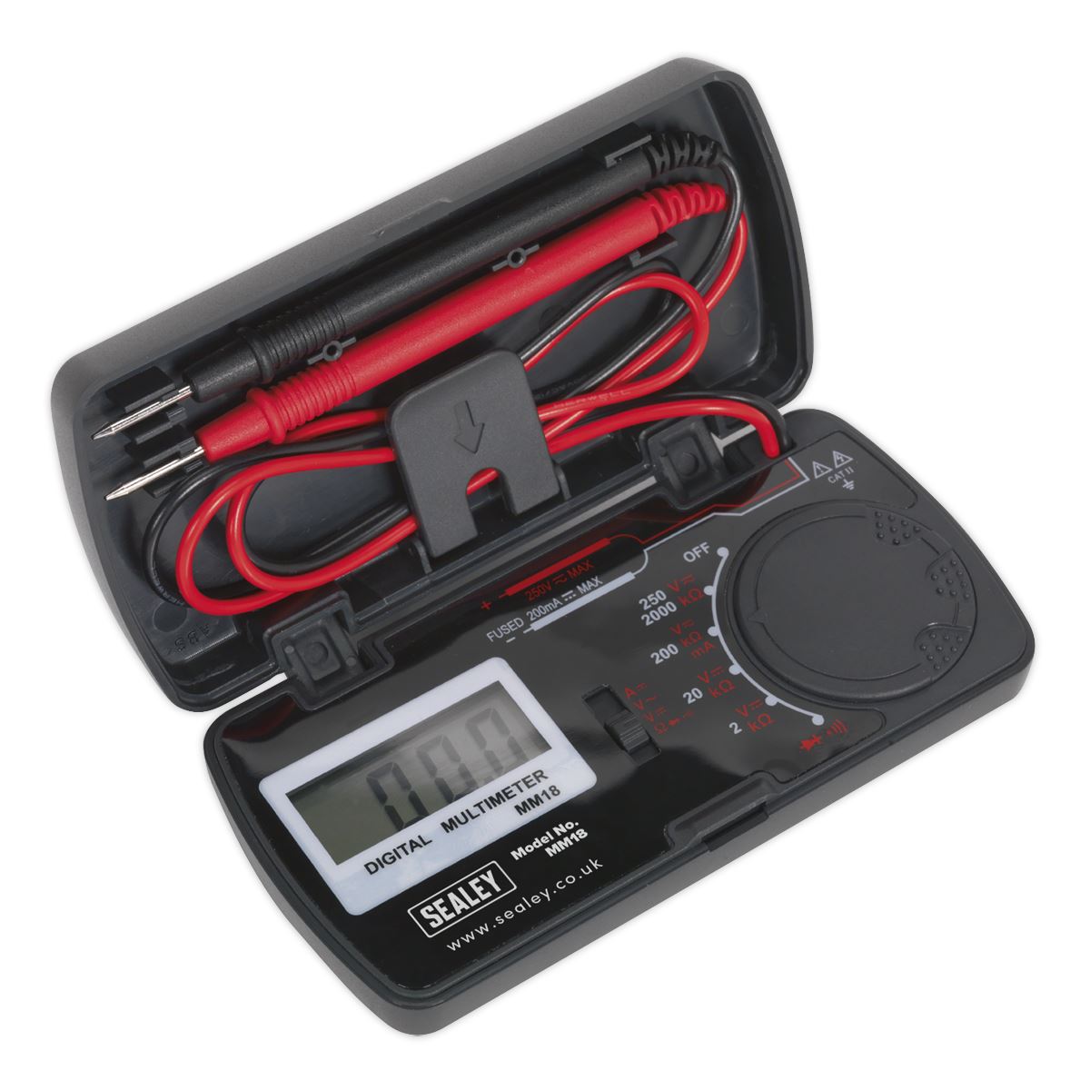 Sealey MM18 Pocket Multimeter DC Current AC DC Voltage Resistance Electrician