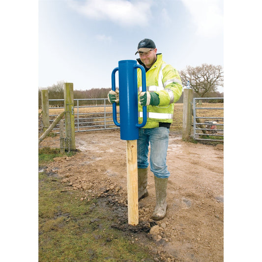 13kg Heavy Duty Draper Fence Fencing Post Rammer Driver Pusher Knocker Inner - 26479
