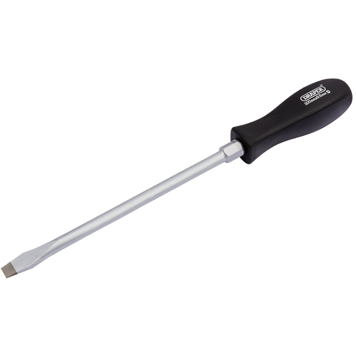 Draper 1x 9.5mmx200mm Plain Slot Mechanics Screwdriver Professional Tool 19531