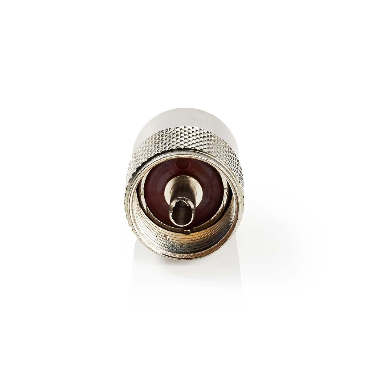 Nedis PL259 Connector Male For RG6 Coaxial Cables 25 pieces Metal - CSVC43904ME