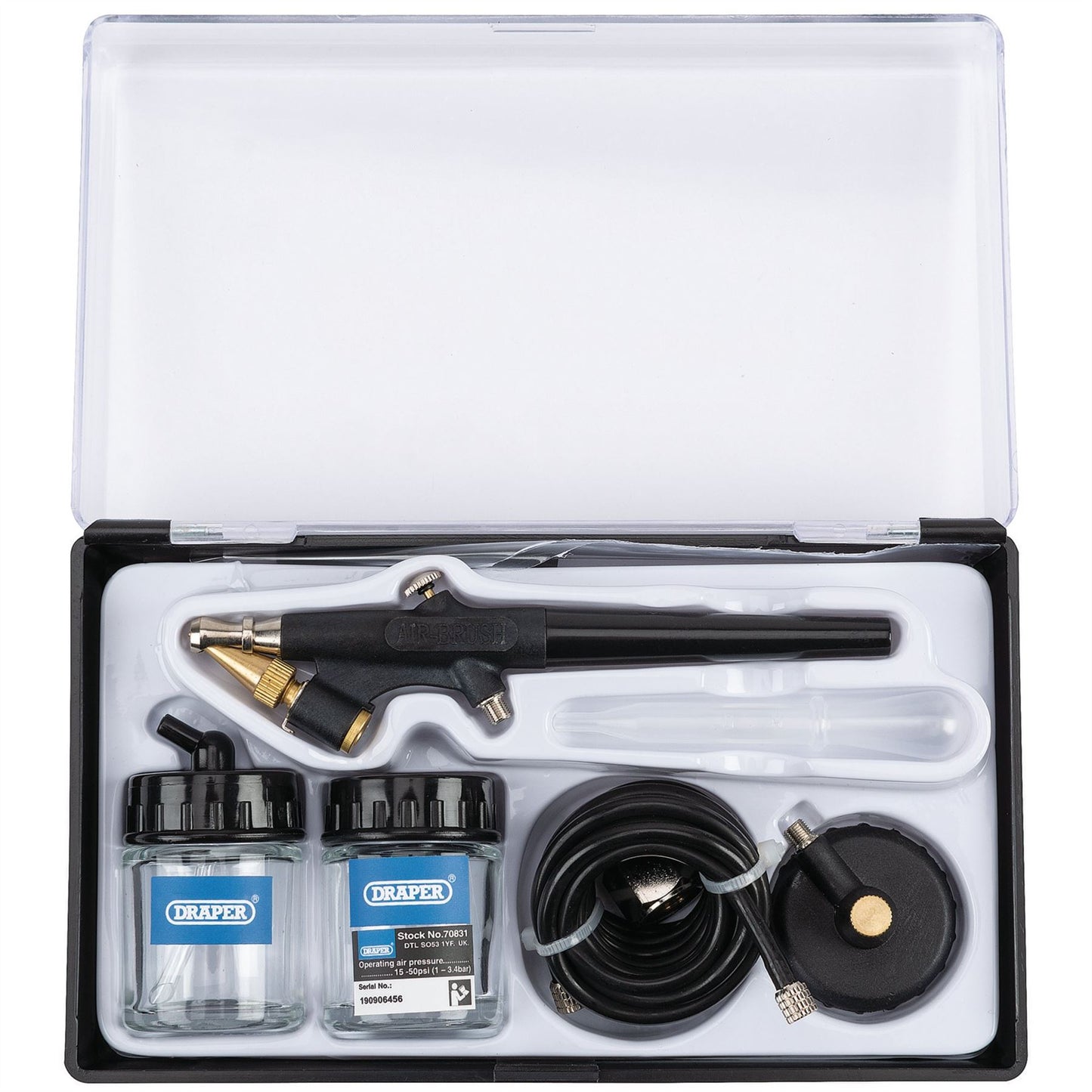Draper Air Brush Kit (7 Piece) DAT-ABK6 (70831) Spare Part