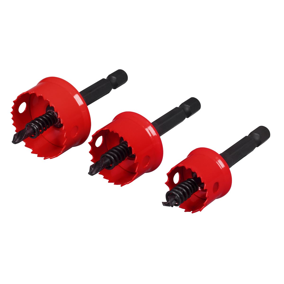Sealey Thin Wall Hole Saw Set 3pc TWHS3