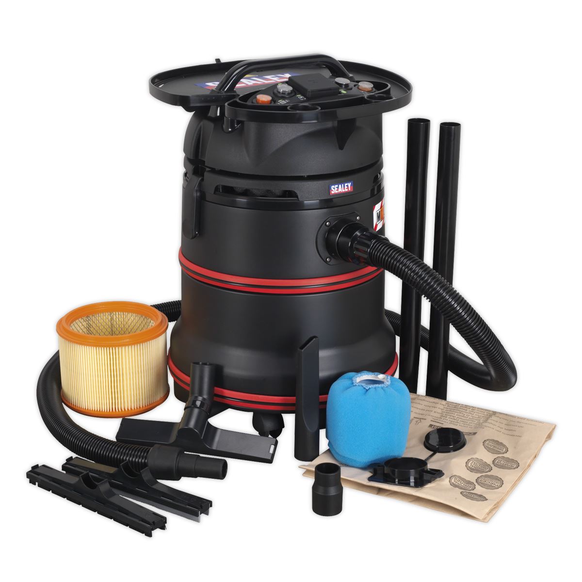 Sealey Vacuum Cleaner Ind Wet & Dry 35L 1200W/230V M Class PC35230V