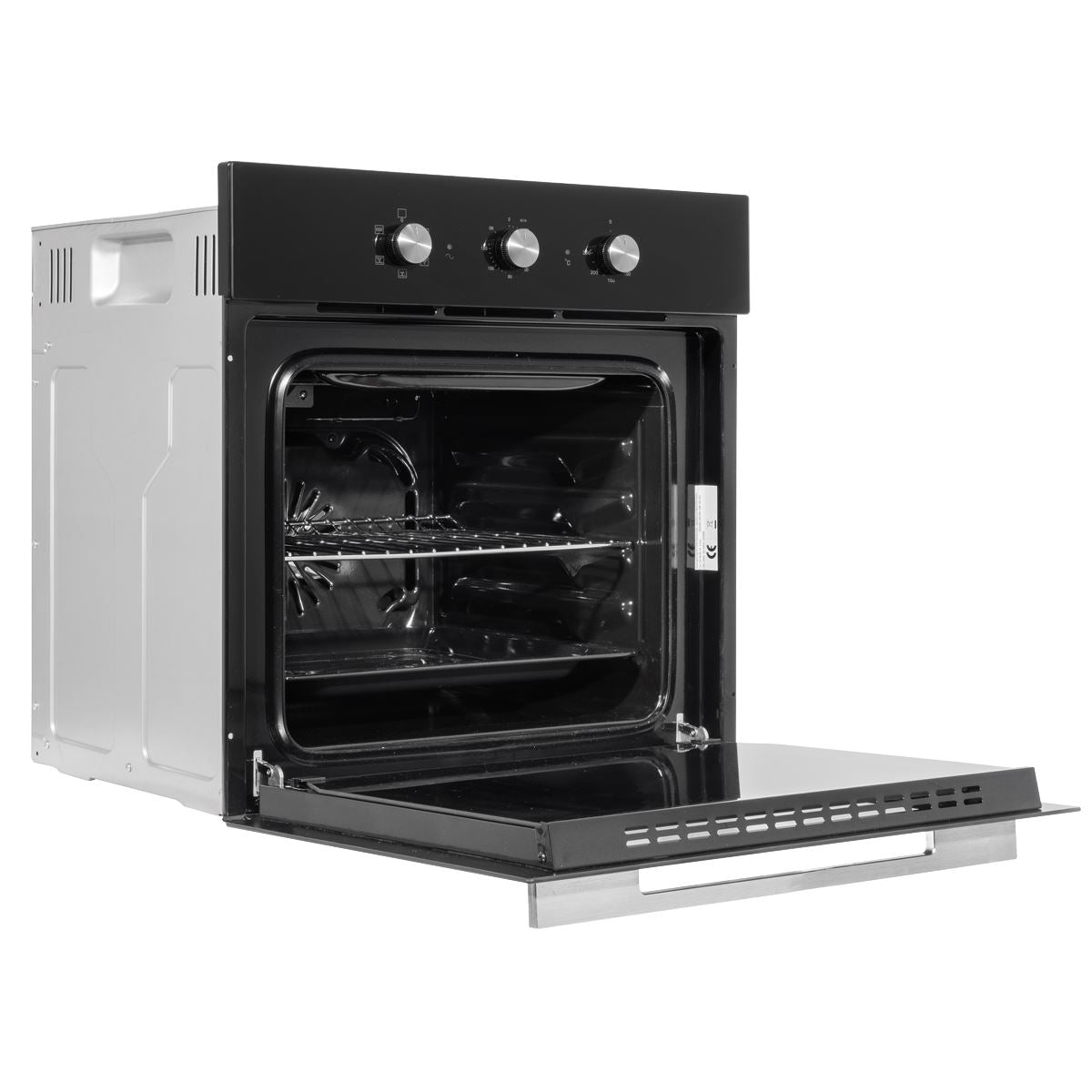 Baridi Built-In 5-Function Fan Assisted Oven with Timer 60cm, 55L Capacity - Black DH110