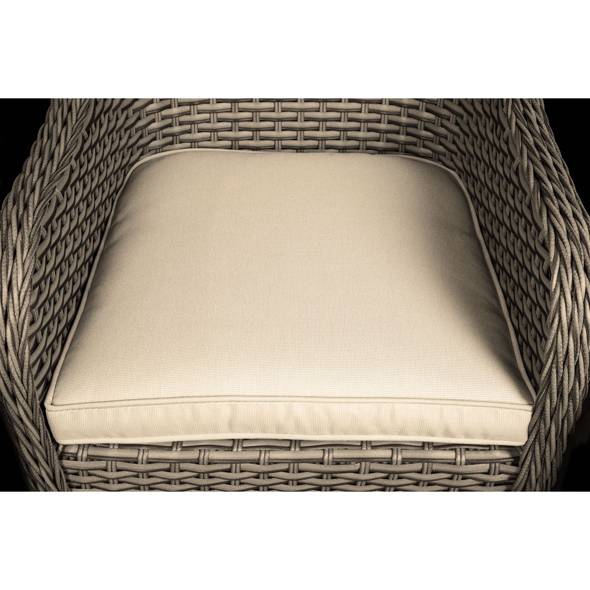 Sealey Dellonda Chester Rattan Wicker Garden Dining Chairs with Cushion, Brown DG64
