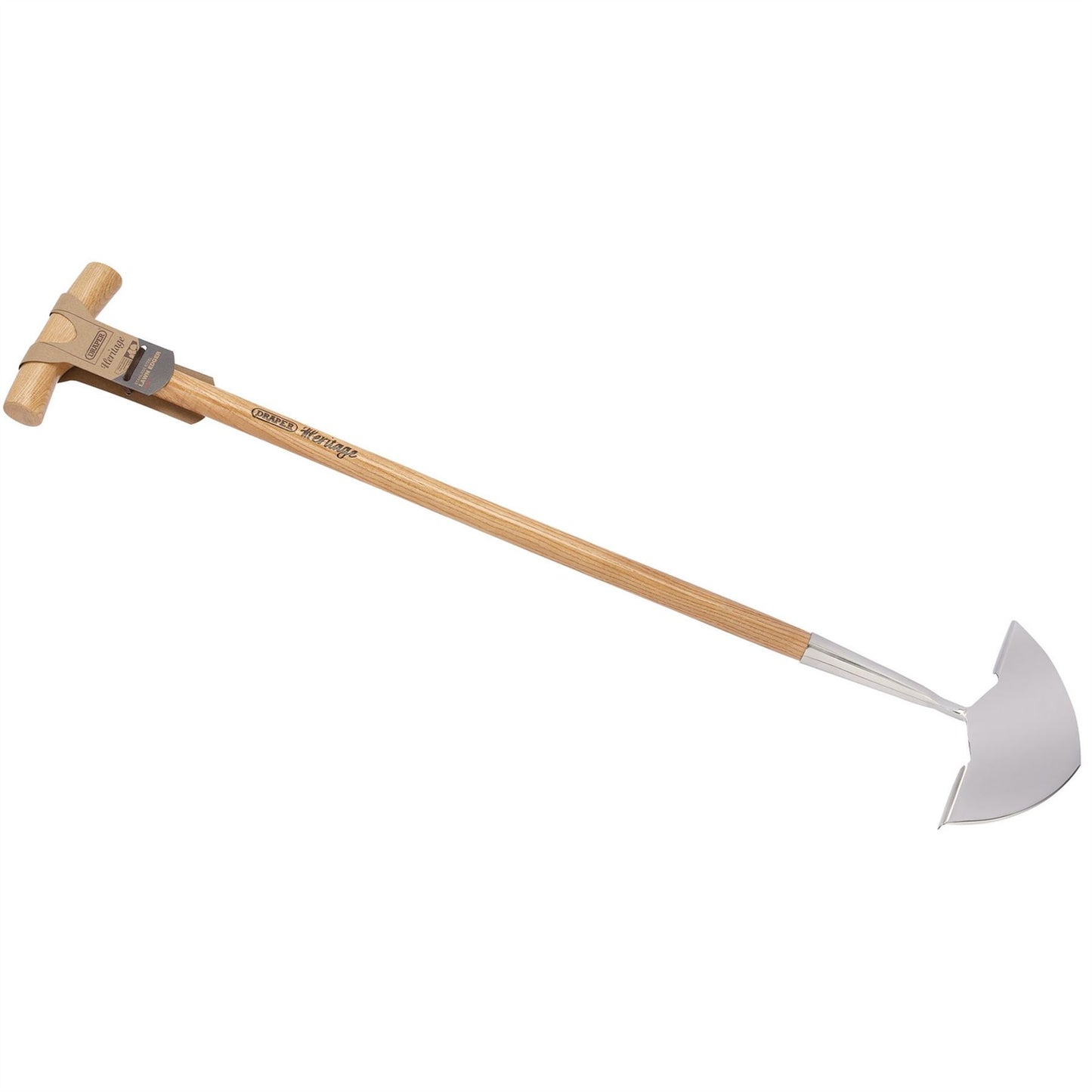 Draper Heritage Stainless Steel Lawn Edger with Ash Handle - 99021