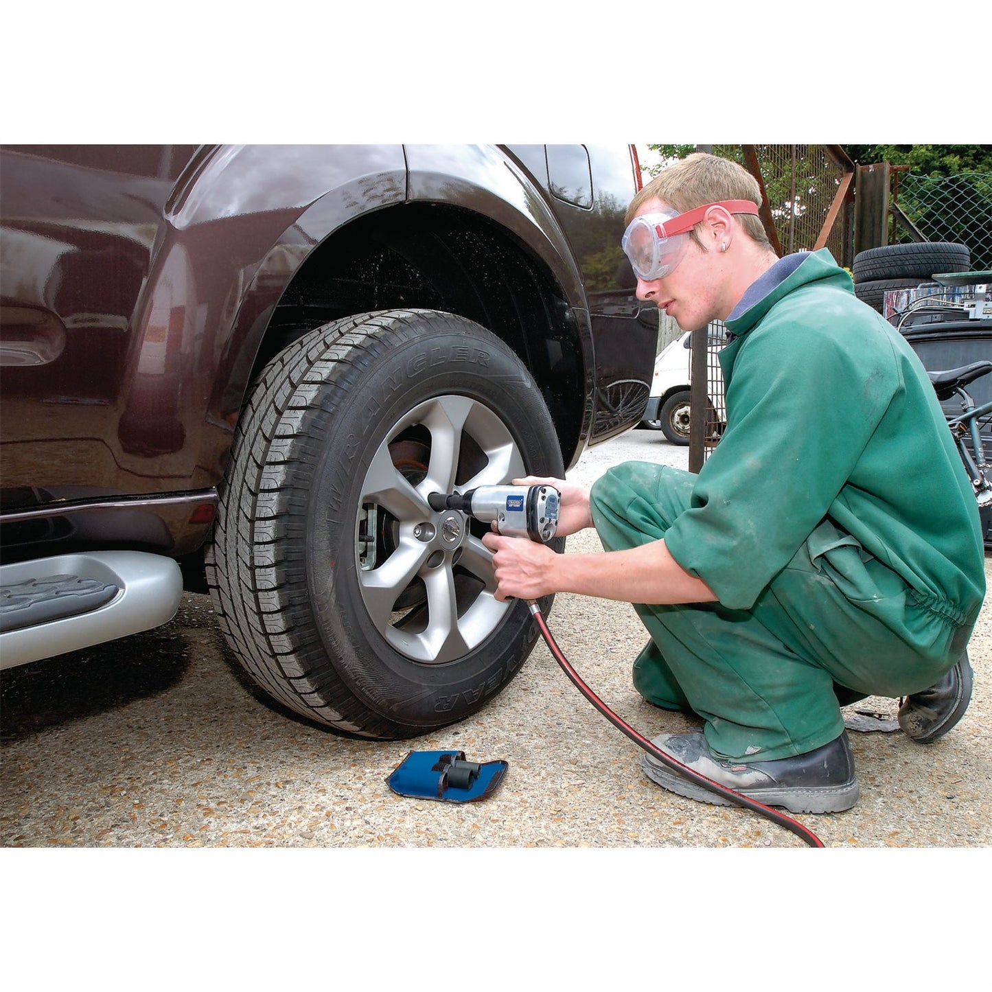 Draper 09539 - 4 Piece 1/2" Square Drive Wheel Nut Double Impact Socket Kit