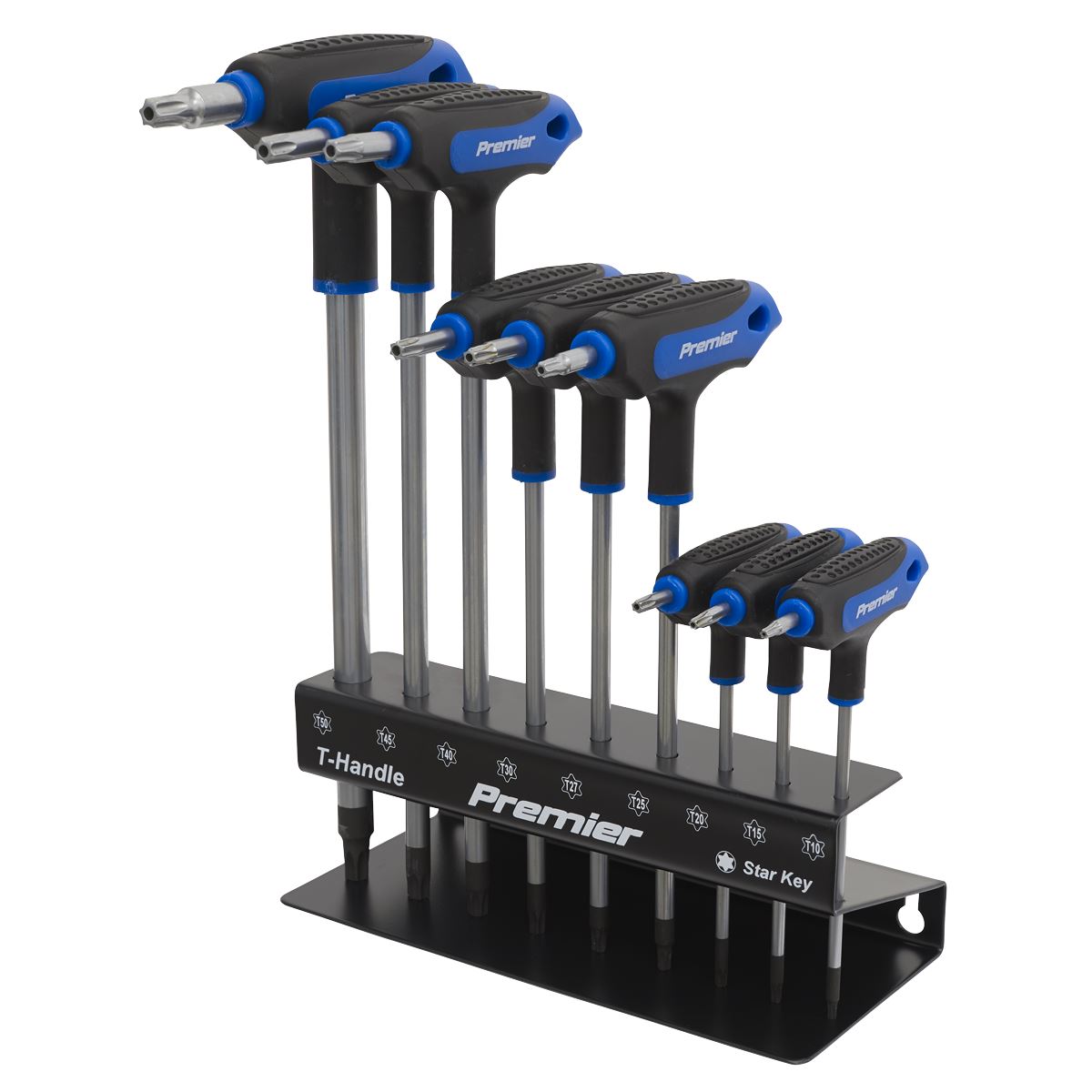 Sealey TRX-Star* Key Set 9pc T-Handle AK7196