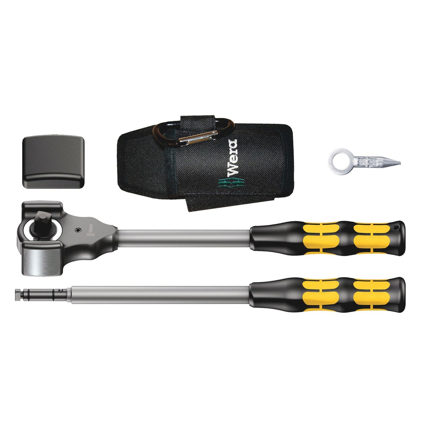 Wera 8002C Ratchet Set 1/2 Drive With Accessories Koloss 4Pc 133862