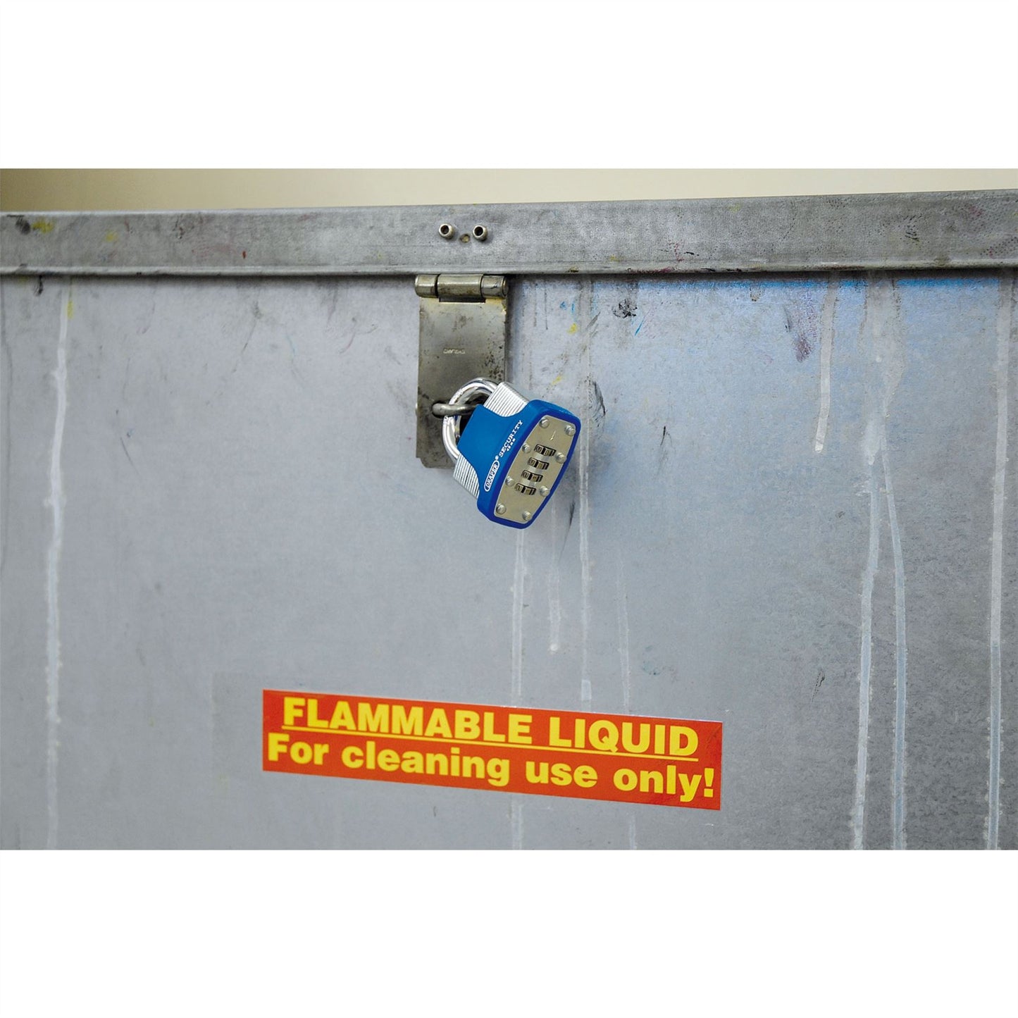 Draper 64158 48mm Resetable 4 Number Combination Laminated Steel Padlock Lock