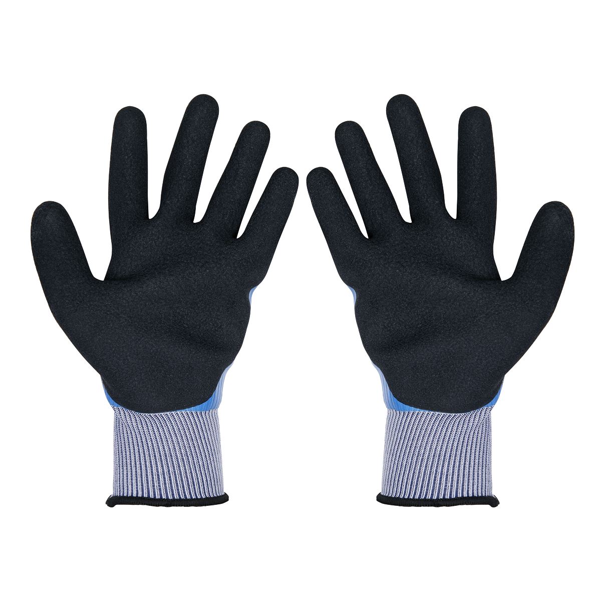 Sealey Waterproof Latex Gloves Large Pair SSP49L