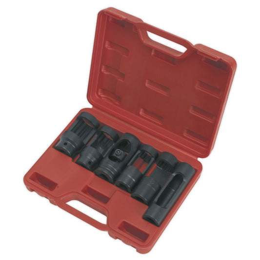 Sealey Diesel Injector Window Socket Set 6pc 1/2"Sq Drive SX0401