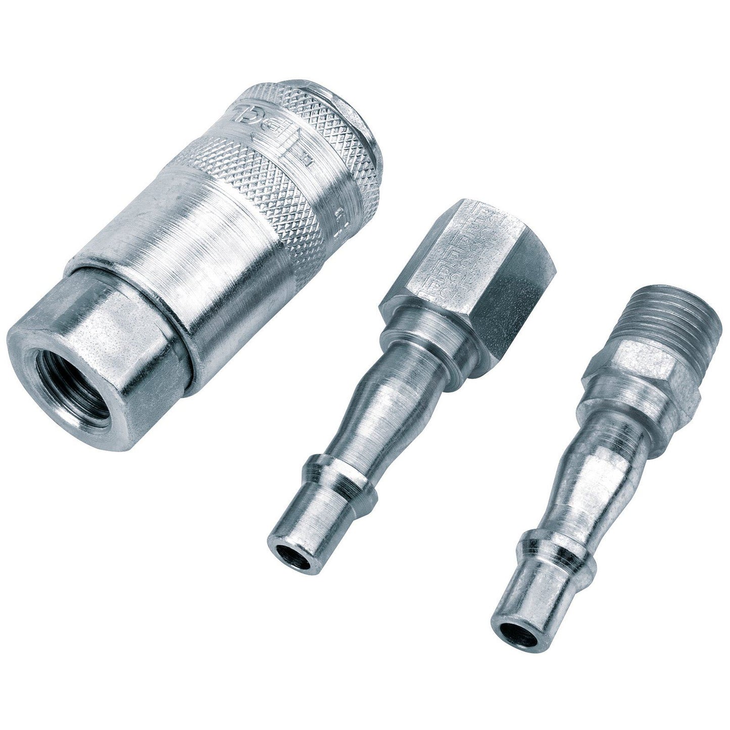 Draper 3 Piece Air Line Coupling Set 1/4 BSP ACK2 (3.8) 37844