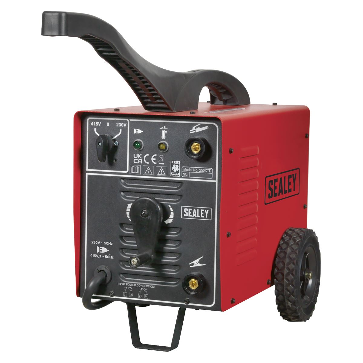 Sealey Arc Welder 250A 230/415V 3ph with Accessory Kit 250XTD