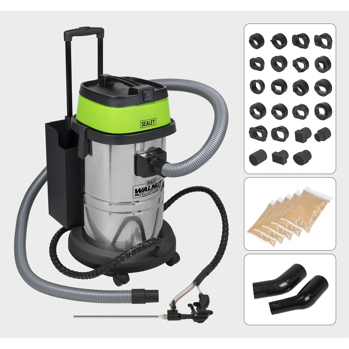 Sealey Walnut Blaster 30L Capacity VSWB30