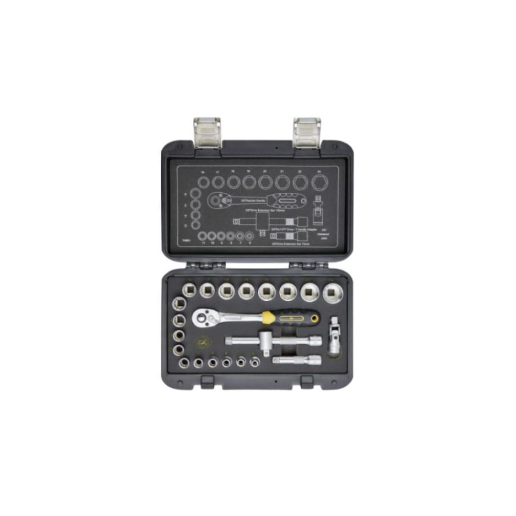 CK Tools Socket Set 3/8in Drive 23 Piece T4661