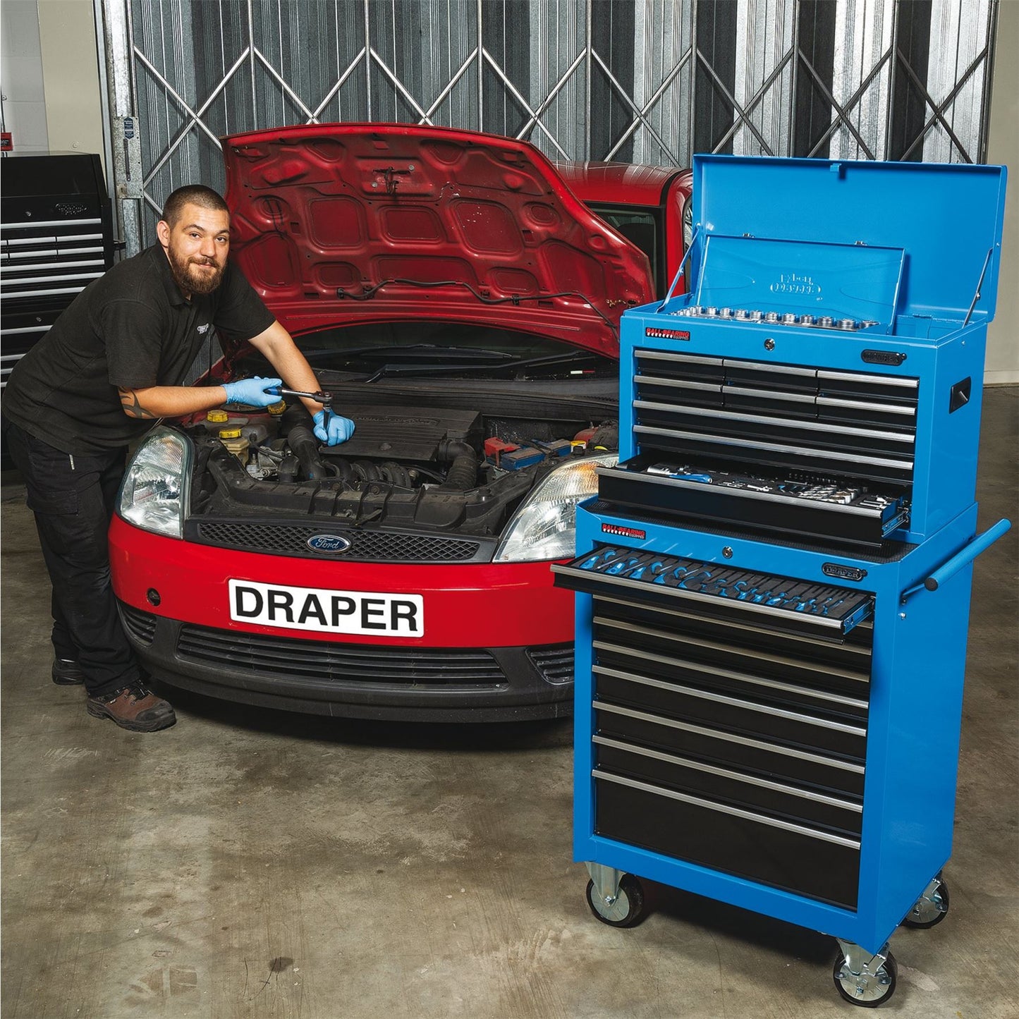 Draper 26" Tool Chest (9 Drawer) TC9DA - 14910