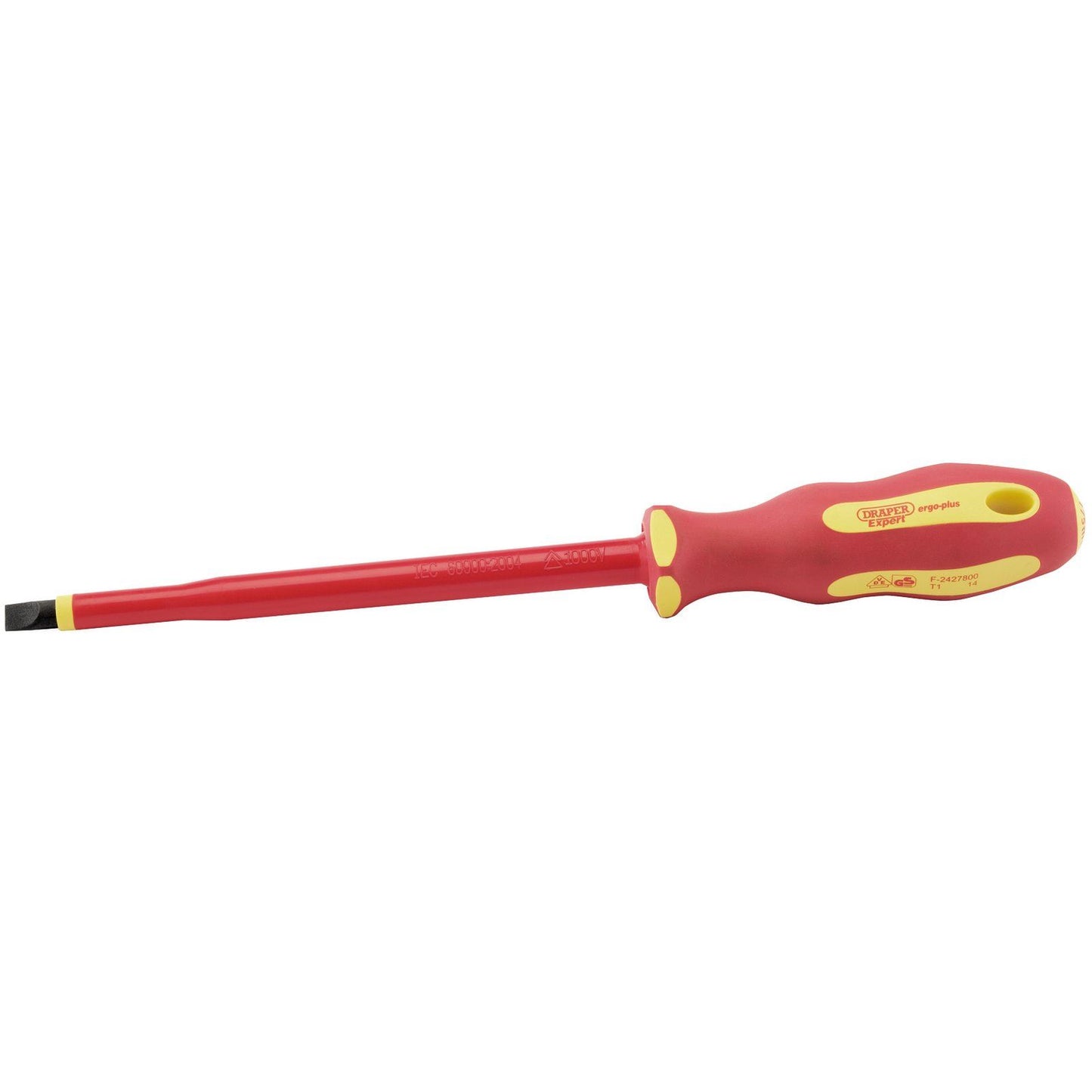 Draper Ergo Plus 8.0mm x 175mm Plain Slot Screwdriver - 64426
