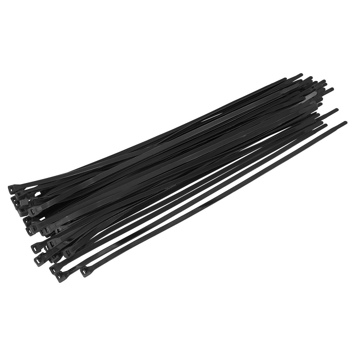 Sealey Cable Tie 450 x 7.6mm Black Pack of 50 CT45076P50