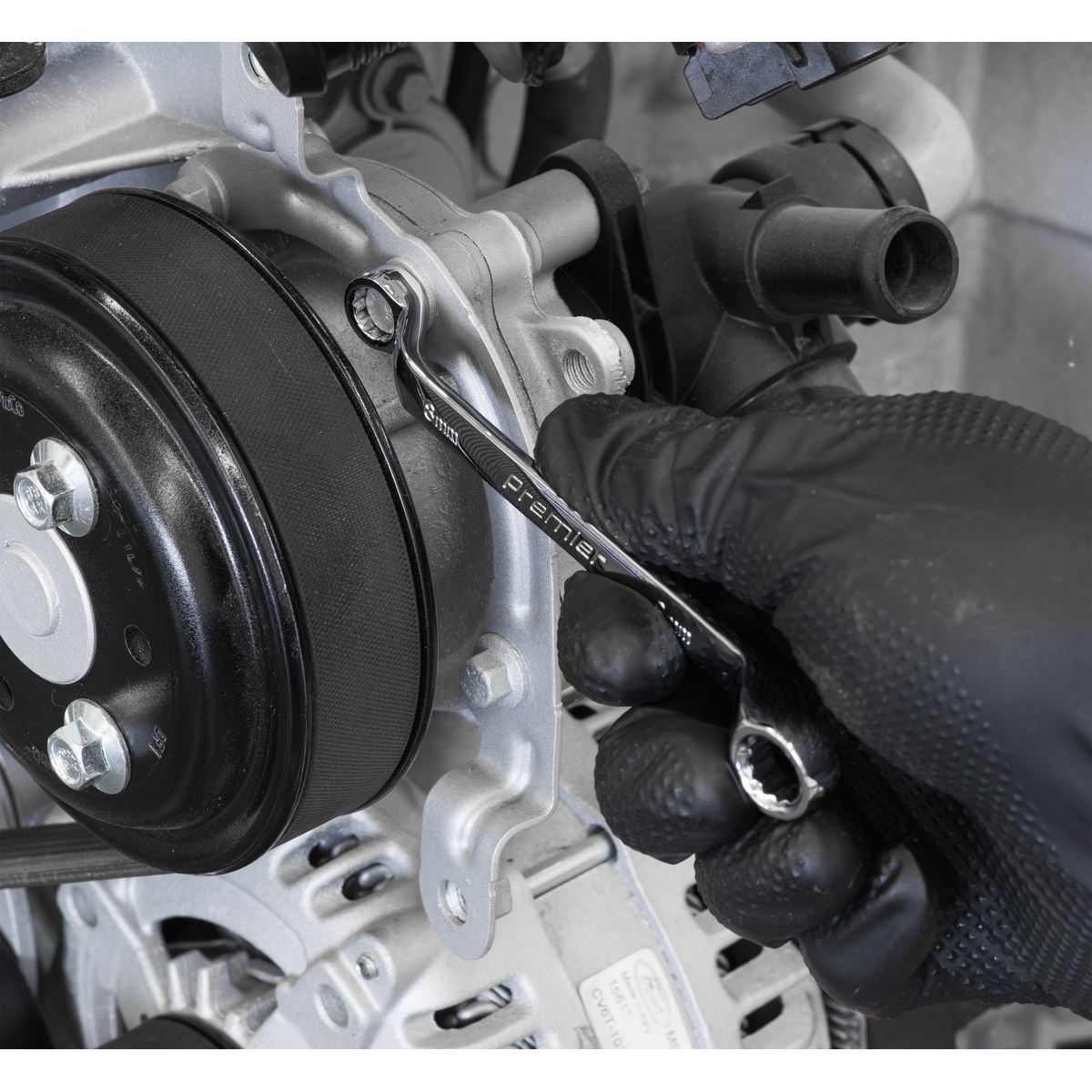 Sealey Premier Deep Offset Spanner Set with Tool Tray 8pc TBT51