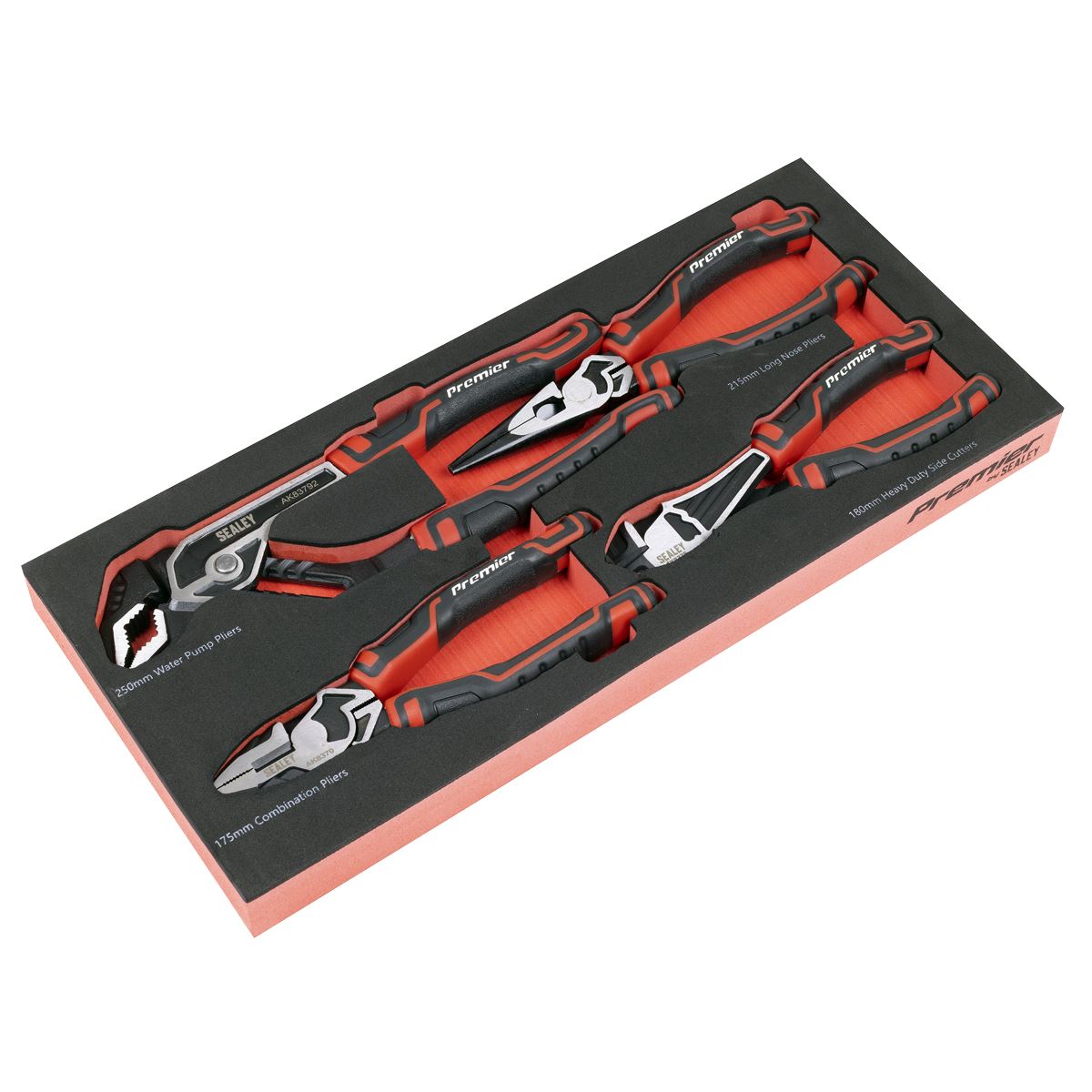 Sealey Premier Pliers Set with Tool Tray 4pc TBT56