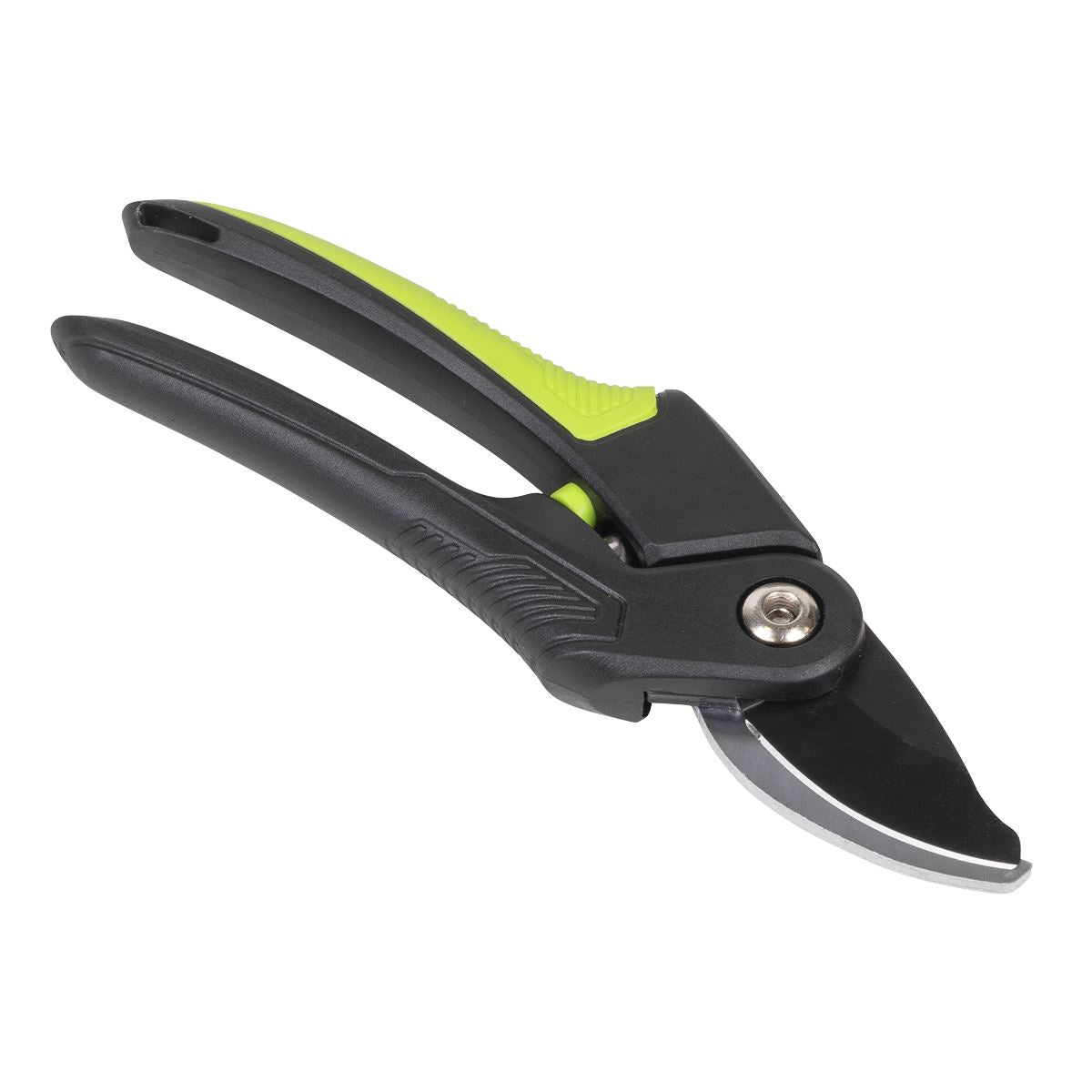 Sealey Bypass Secateurs, Soft Grip Handle, 3-Stage Safety Lock, 220mm