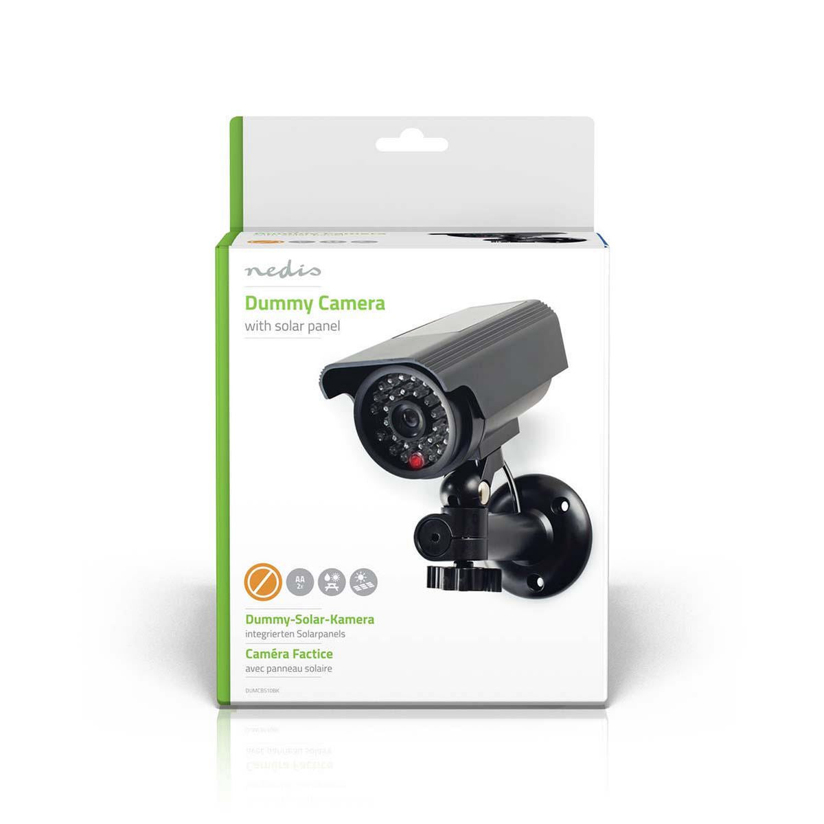 Nedis Dummy Security Camera Bullet IP44 Black DUMCBS10BK