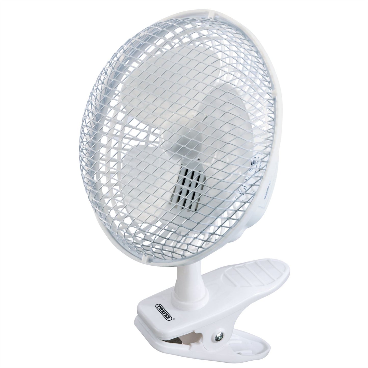 Draper 6" Clip-On Desk Fan (150mm) FAN1B - 08710