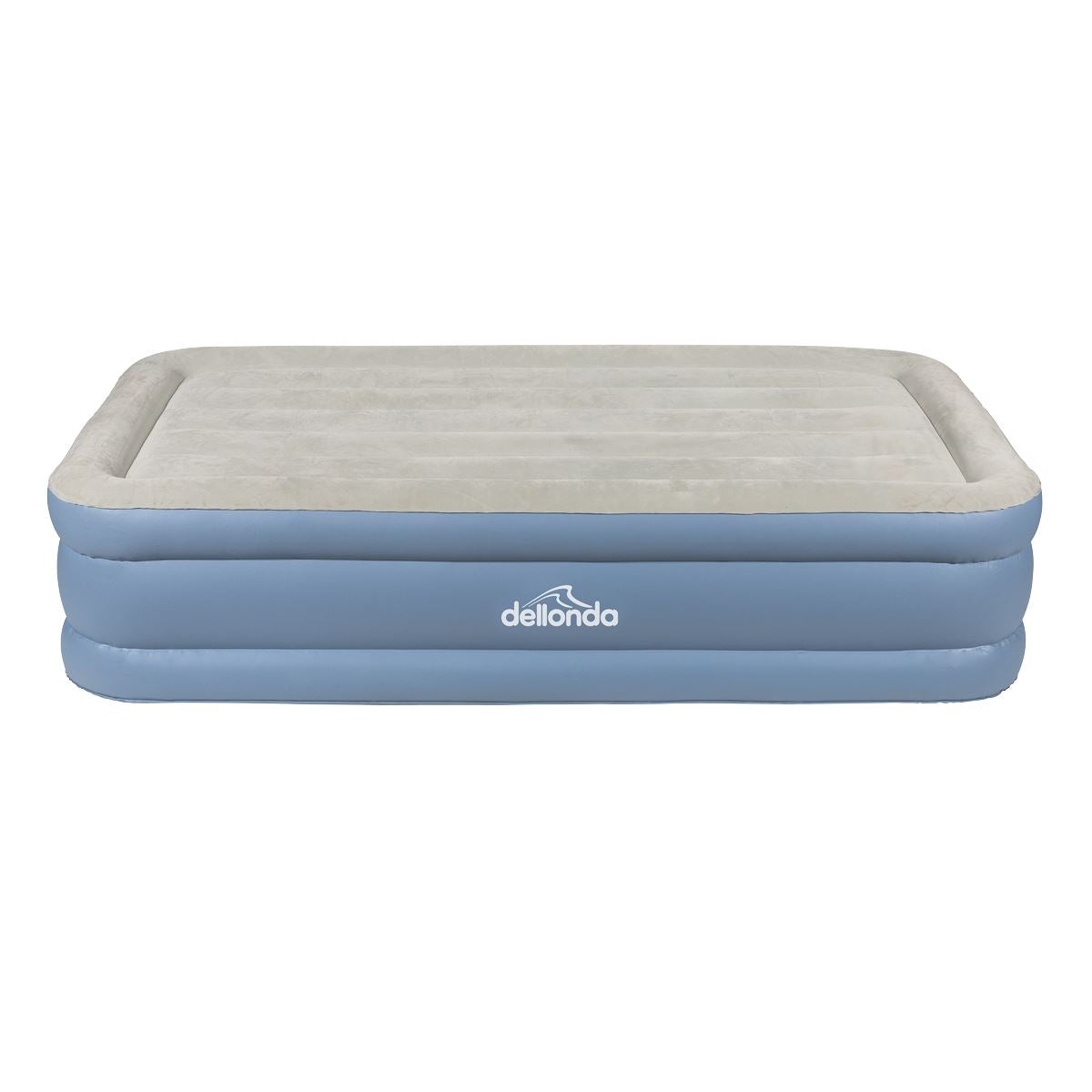 Sealey Dellonda, Single, Inflatable High Raised Flocked Air Bed, with Built-In Electric Pump, Carry Bag, Self Inflation/Deflation and Coil Beam Construction, For Home and Camping, 191x99x46cm, DL146 DL146